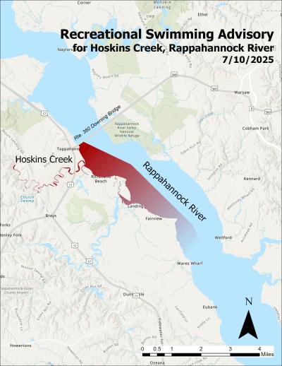 Affected Area Map July 10, 2025