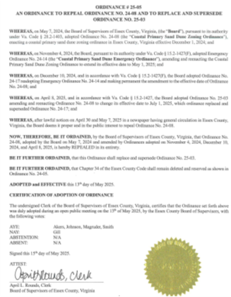 Signed Ordinance # 25-05